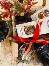 Load image into Gallery viewer, Christmas Hamper, includes pot plant, candles and wine