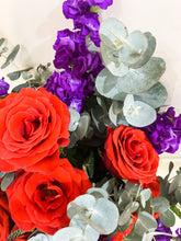 Load image into Gallery viewer, Red Rose Royale Bouquet, close up