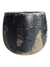 Load image into Gallery viewer, black glazed collectors' pot