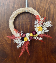 Load image into Gallery viewer, Dried Christmas Wreath, hanging